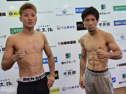 Higano and Chimoto make weight for Japanese title fight!